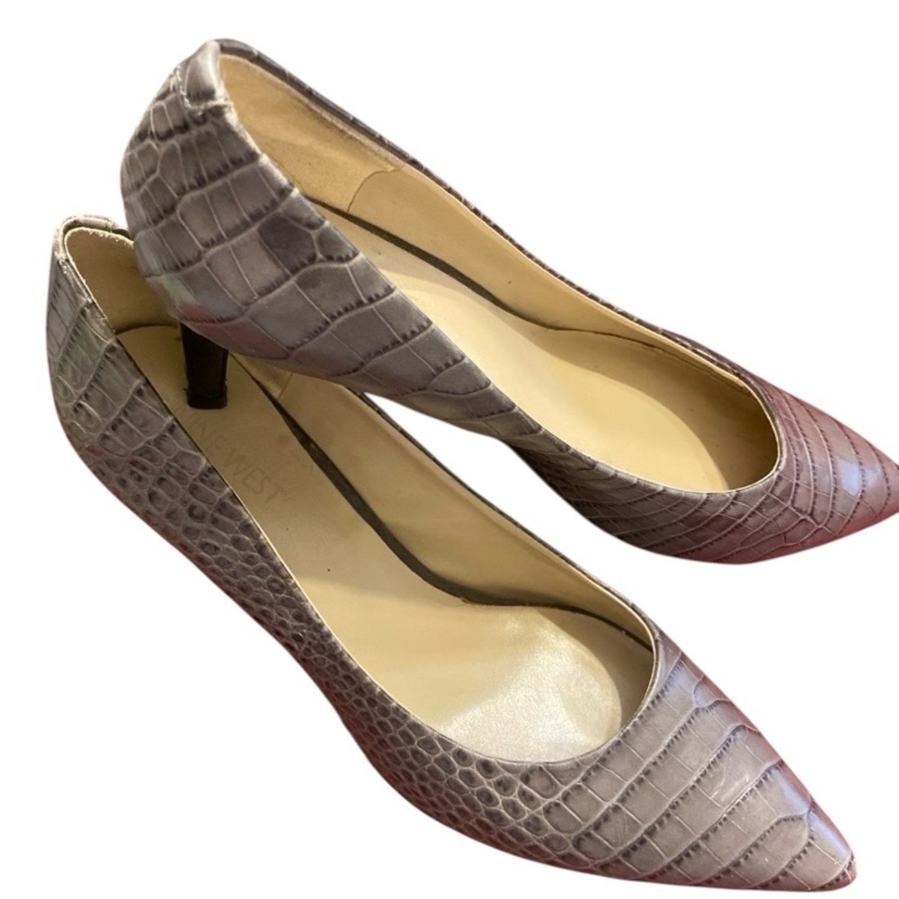 Elegant Crocodile Pattern Women's Pumps